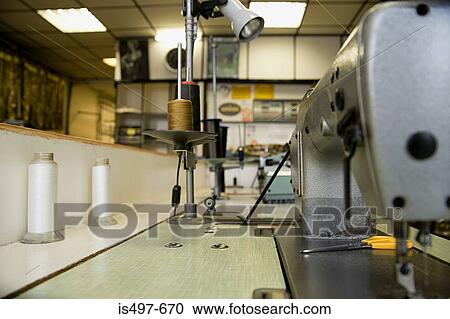 A sewing machine View Large Photo Image Stock Image - A sewing machine. Fotosearch