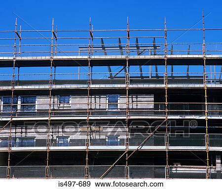 Apartments under construction View Large Photo Image Stock Photo - Apartments under construction. Fotosearch