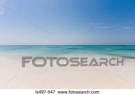 Beach and sea View Large Photo Image Stock Photo - Beach and sea. Fotosearch