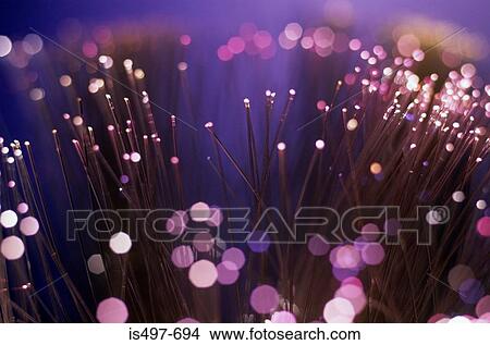 Picture - Fibre optics. Fotosearch
