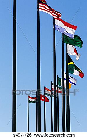 International flags View Large Photo Image Stock Photograph - International flags. Fotosearch