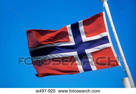 Stock Photography - Norwegian flag. Fotosearch