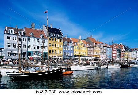 Stock Image - Nyhavn copenhagen. Fotosearch