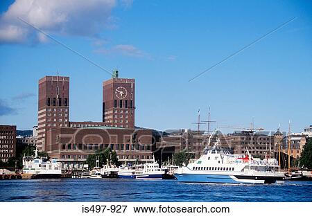Oslo harbour View Large Photo Image Stock Photo - Oslo harbour. Fotosearch