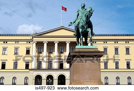 Oslo royal palace View Large Photo Image Stock Image - Oslo royal palace. Fotosearch