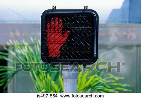 Picture - Pedestrian crossing. Fotosearch