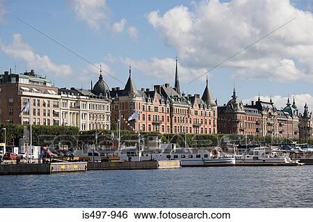 Strandvagen stockholm View Large Photo Image Stock Photograph - Strandvagen stockholm. Fotosearch