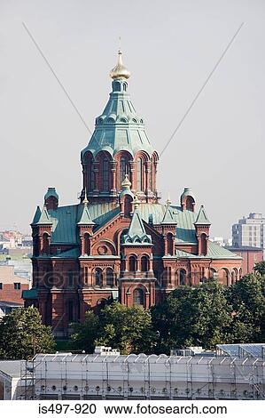 Stock Image - Uspenski cathedral helsinki. Fotosearch