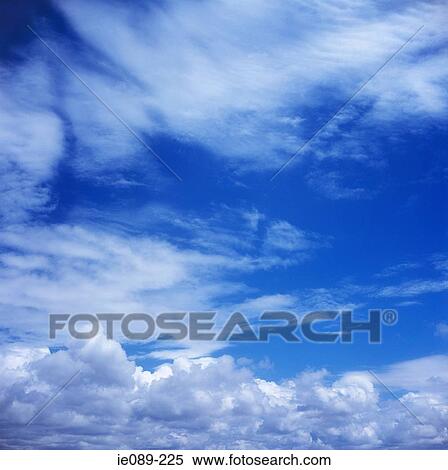 Cirrus and cumulus clouds View Large Photo Image Stock Photography - Cirrus and cumulus clouds. Fotosearch