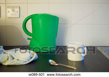 A green kettle View Large Photo Image Stock Image - A green kettle. Fotosearch