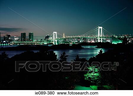 Tokyo night scene View Large Photo Image Stock Image - Tokyo night scene. Fotosearch