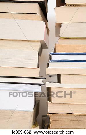 Stock Image - A stack of books. Fotosearch