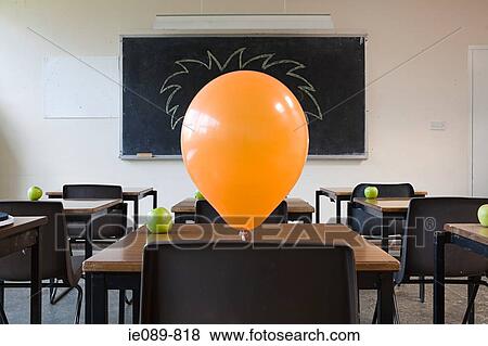 Balloon in classroom View Large Photo Image Stock Photo - Balloon in classroom. Fotosearch