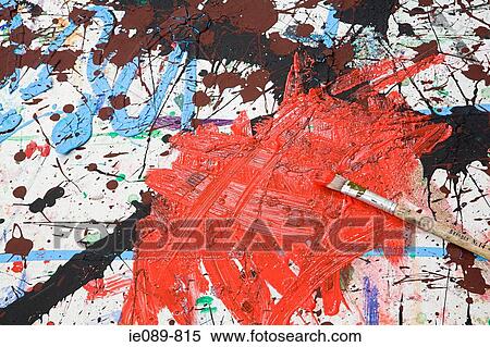 Paint and paintbrush View Large Photo Image Stock Photography - Paint and paintbrush. Fotosearch