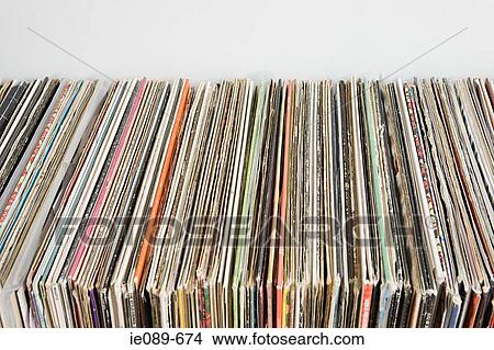 Record collection View Large Photo Image Picture - Record collection. Fotosearch