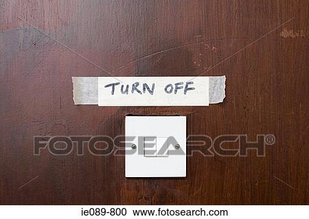 Sign above light switch View Large Photo Image Stock Image - Sign above light switch. Fotosearch