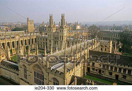 Stock Image - All souls college. Fotosearch