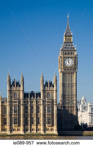 Stock Photo - Big ben and the houses of parliament . Fotosearch
