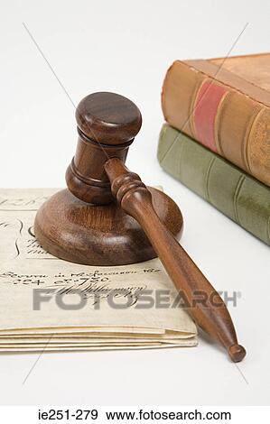 Gavel and books View Large Photo Image Stock Photo - Gavel and books. Fotosearch