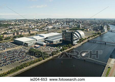 Stock Image - Glasgow cityscape. Fotosearch