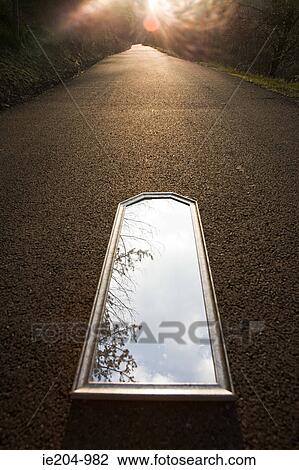 Mirror on a road View Large Photo Image Stock Image - Mirror on a road. Fotosearch