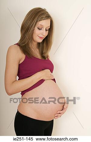 Portrait of a pregnant woman View Large Photo Image Stock Photography - Portrait of a pregnant woman. Fotosearch