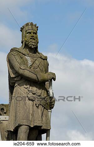 Robert the bruce statue View Large Photo Image Stock Photo - Robert the bruce statue. Fotosearch