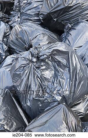 Stack of rubbish bags View Large Photo Image Stock Photography - Stack of rubbish bags. Fotosearch