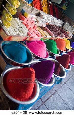 Tikka powder stall View Large Photo Image Stock Photo - Tikka powder stall. Fotosearch