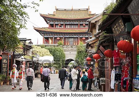 Stock Photograph - Ancient city walls and gate. Fotosearch