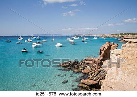 Coast of formentera View Large Photo Image Stock Photo - Coast of formentera . Fotosearch