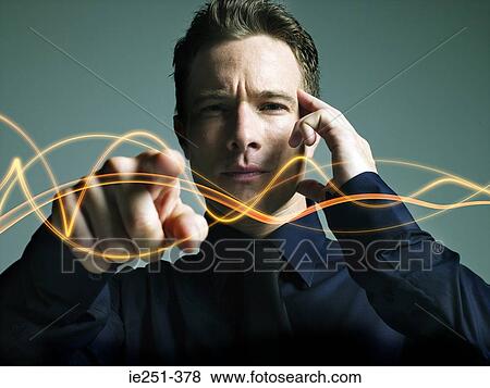 Man and light View Large Photo Image Stock Photo - Man and light. Fotosearch