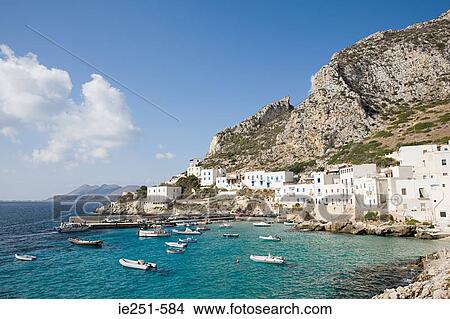 Mountain and sea levanzo sicily italy View Large Photo Image Picture - Mountain and sea levanzo sicily italy. Fotosearch