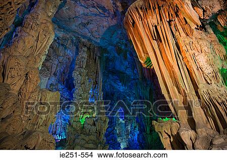 Reed flute cave View Large Photo Image Picture - Reed flute cave. Fotosearch