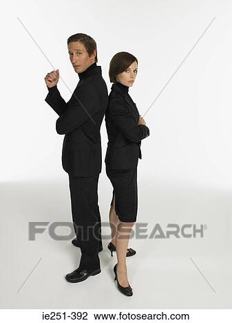 Two businesspeople View Large Photo Image Stock Image - Two businesspeople. Fotosearch