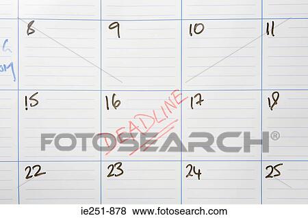 Deadline View Large Photo Image Stock Photo - Deadline. Fotosearch