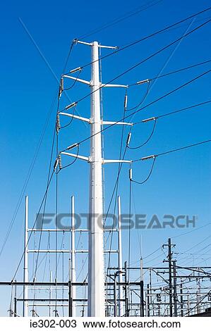 Electrical tower View Large Photo Image Stock Image - Electrical tower. Fotosearch