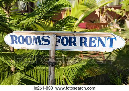 Rooms for rent sign View Large Photo Image Stock Image - Rooms for rent sign. Fotosearch