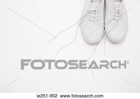 White shoes View Large Photo Image Stock Image - White shoes. Fotosearch