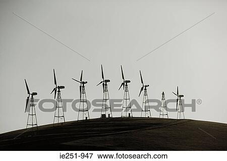 Stock Photo - Wind farm. Fotosearch