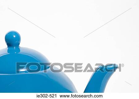 Blue teapot View Large Photo Image Stock Image - Blue teapot. Fotosearch