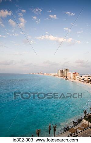 Cancun coast View Large Photo Image Stock Image - Cancun coast. Fotosearch