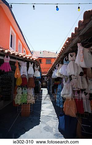 Clothes stalls in cancun View Large Photo Image Stock Image - Clothes stalls in cancun. Fotosearch