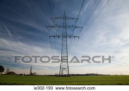 Electrical tower View Large Photo Image Stock Image - Electrical tower. Fotosearch