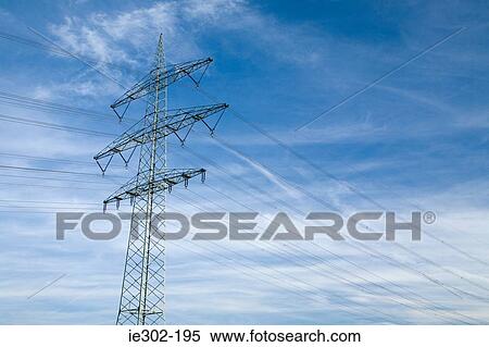 Electrical tower View Large Photo Image Stock Photography - Electrical tower. Fotosearch