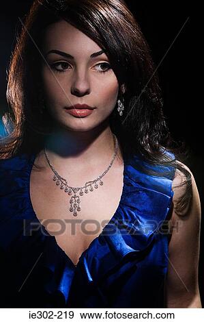 Glamorous young woman View Large Photo Image Stock Photo - Glamorous young woman. Fotosearch