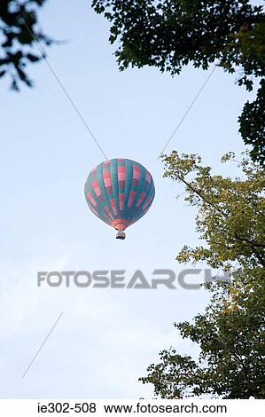 Hot air balloon View Large Photo Image Stock Photo - Hot air balloon. Fotosearch