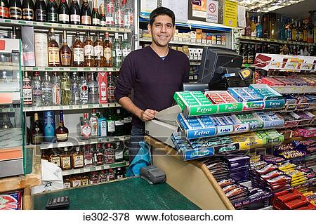Man in shop View Large Photo Image Stock Photo - Man in shop. Fotosearch