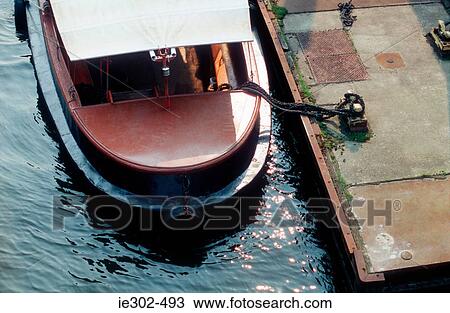 Moored boat View Large Photo Image Stock Image - Moored boat. Fotosearch