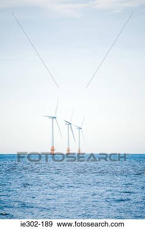 Offshore wind farm View Large Photo Image Stock Photo - Offshore wind farm. Fotosearch